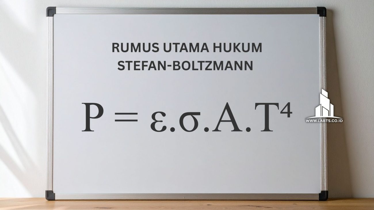 Rumus Utama Hukum Stefan-Boltzmann